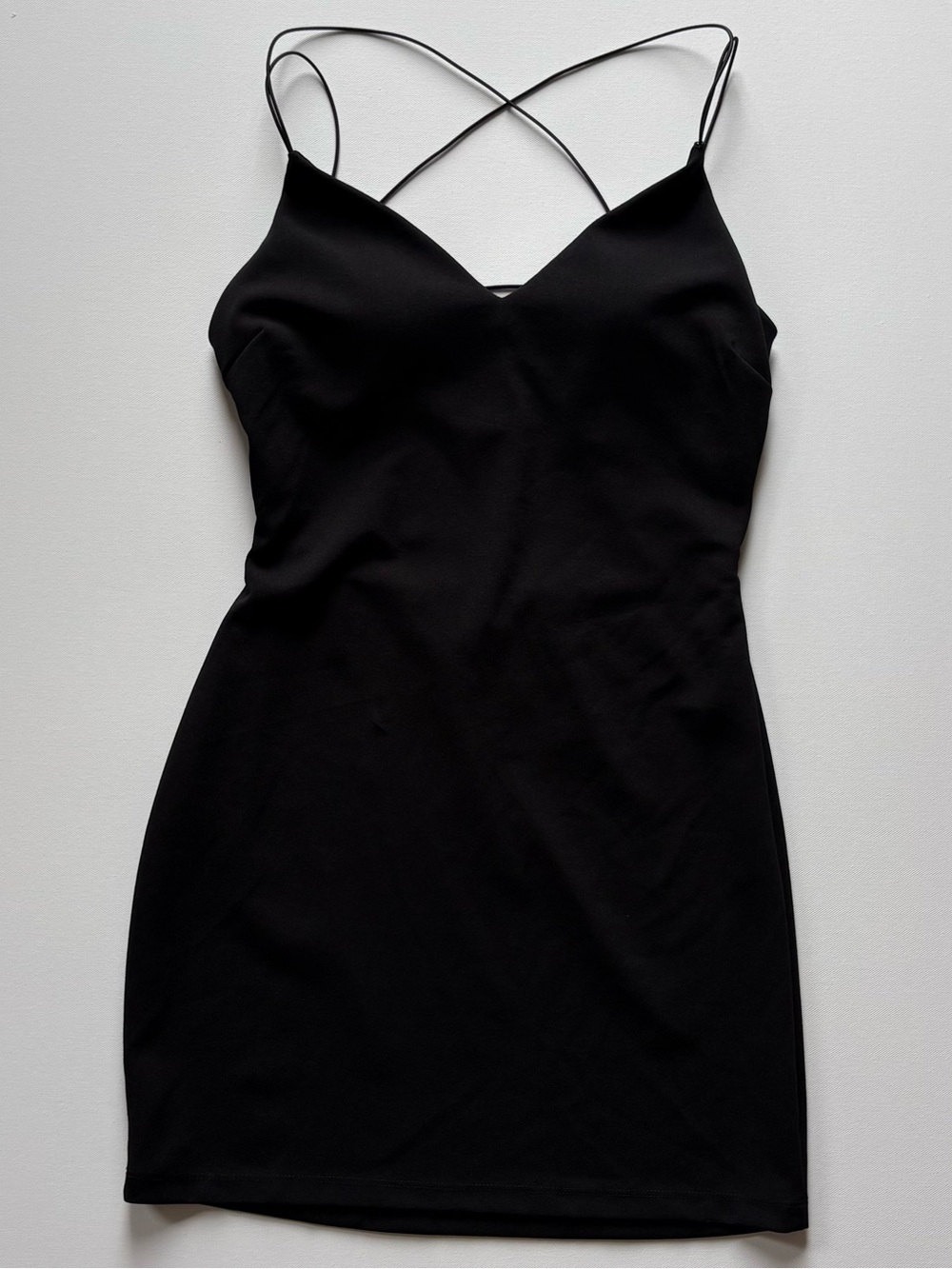 Windsor Backless Mini Dress Womens Medium Strappy Crisscross Bodycon